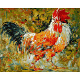 Paint by Numbers Rooster Portrait Animals Animal Art